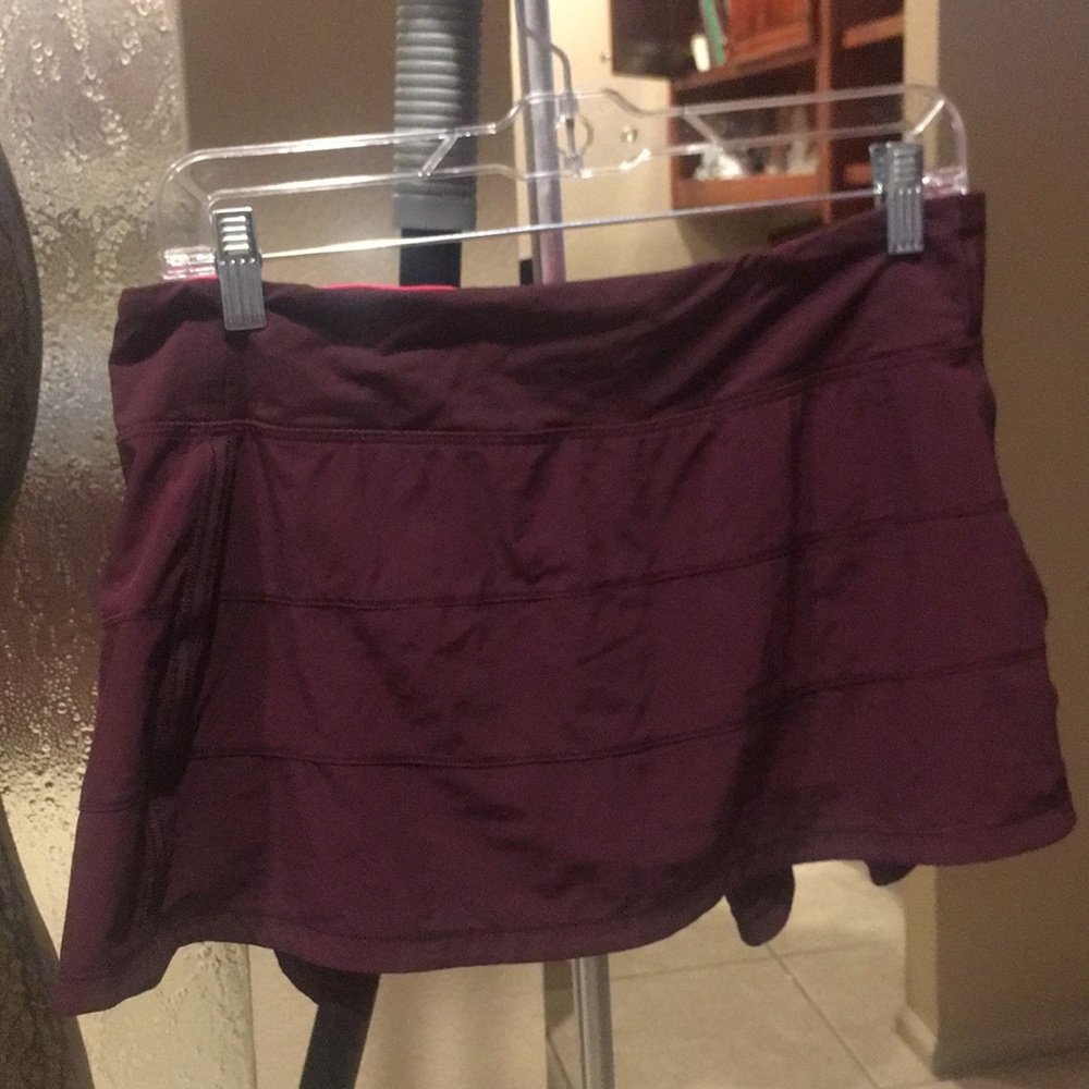 Maroon Lululmon Skirt/ Skort
